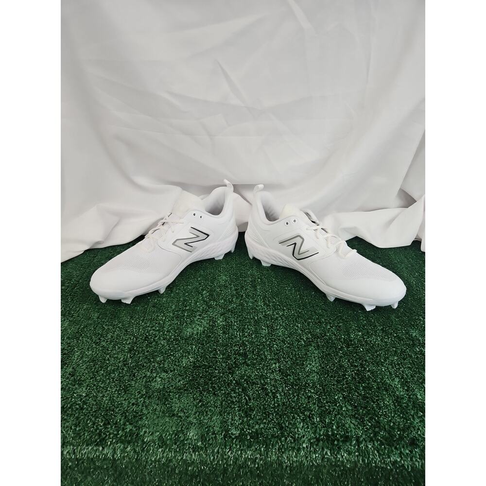New Balance Men's Fresh Foam 3000 V6 Molded Baseball Cleats White Size 16 - Picture 4 of 10